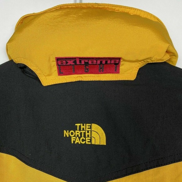 The North Face Jacket Women 8 Ski Snowboar Yellow Black Extreme Light Hooded VTG - Picture 3 of 12